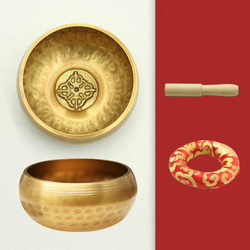 Nimara Ritual Tibetan Sound Bowl Handcrafted for Relaxation and Mindfulness Meditation Singing Bowl Set
