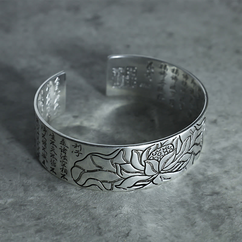 Nimara Ritual Tibetan Lotus White Copper Luck Bracelet