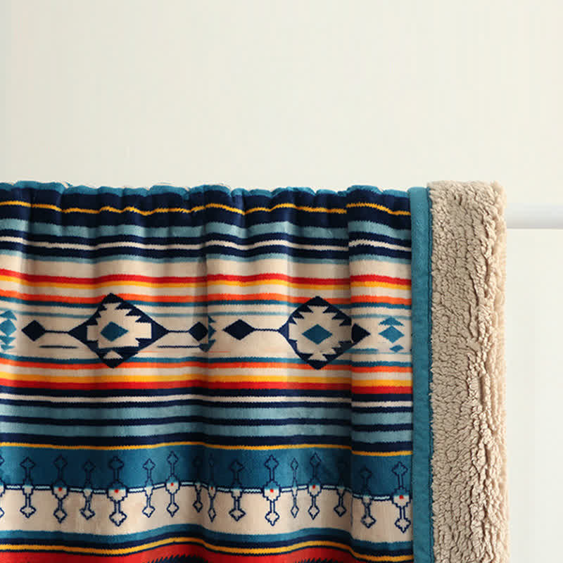 Nimara Ritual Geometric Warm Soft Bed Throw Blanket