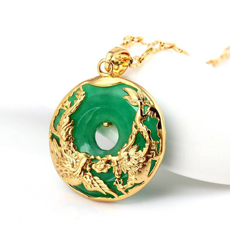Nimara Ritual Natural Jade Prosperity Necklace
