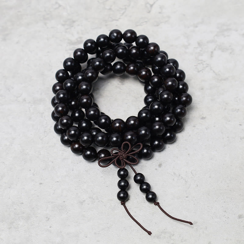 Nimara Ritual 108 Mala Beads Bracelet Prayer Meditation Sandalwood Elastic