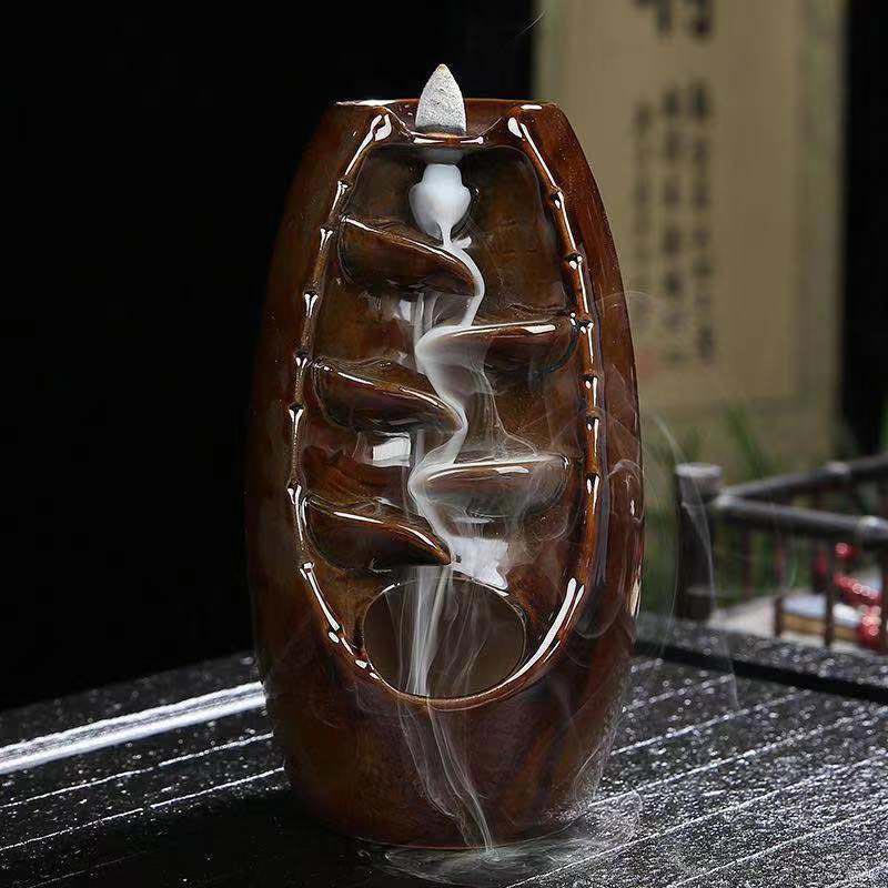 Nimara Ritual Tibetan Dragon Protection Incense Burner Decoration
