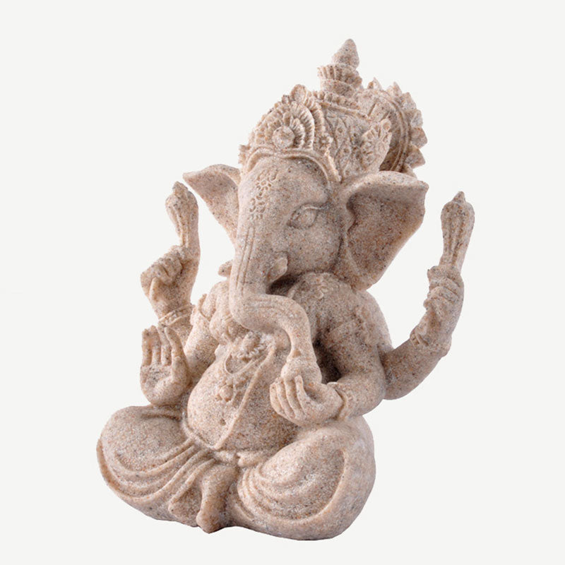 Nimara Ritual Ganesh Ganpati Elephant Statue Wealth Blessing Home Decoration