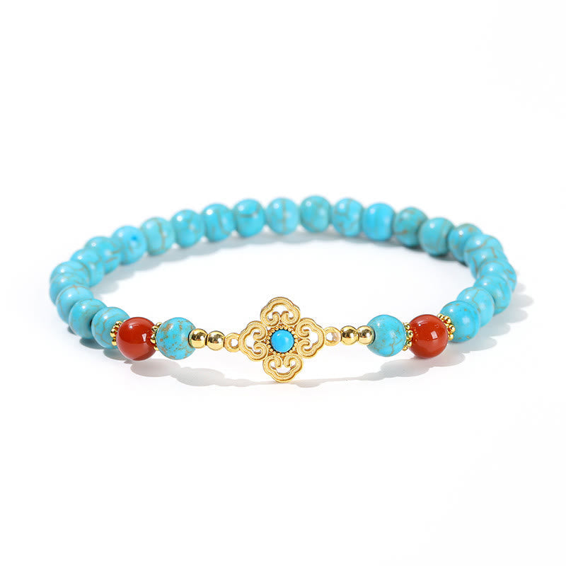 Nimara Ritual Turquoise Bead Protection Balance Bracelet