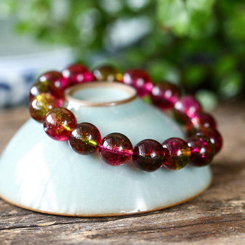 Nimara Ritual Natural Tourmaline Love Wisdom Bracelet