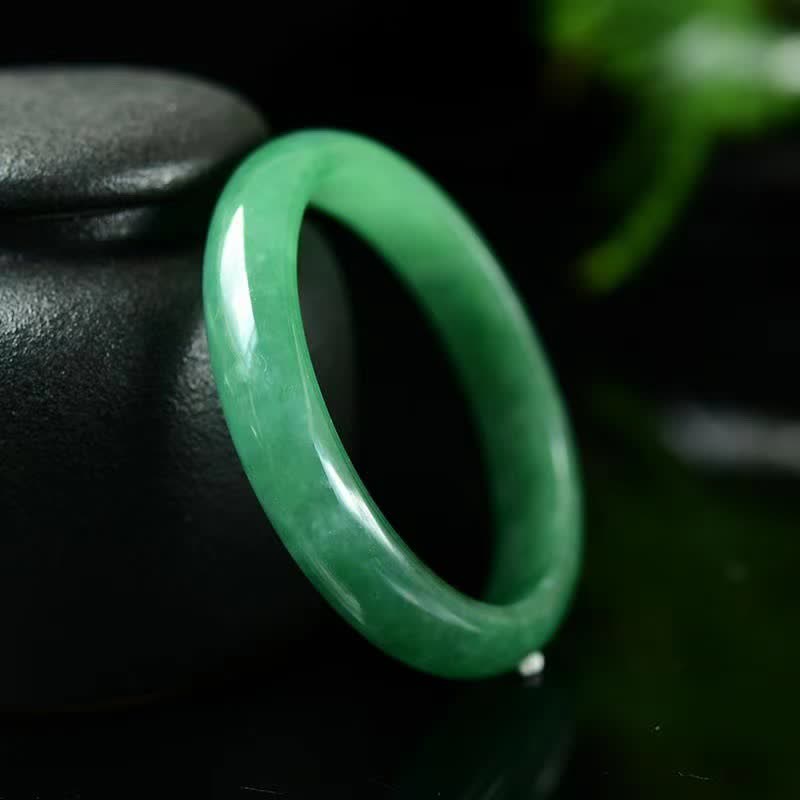Nimara Ritual Quartzite Jade Healing Abundance Protection Bracelet Bangle