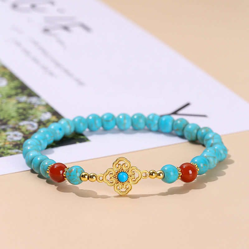 Nimara Ritual Turquoise Bead Protection Balance Bracelet