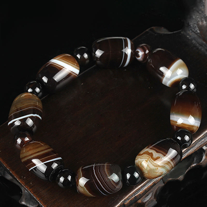 Nimara Ritual Natural Sardonyx Courage Happiness Bracelet