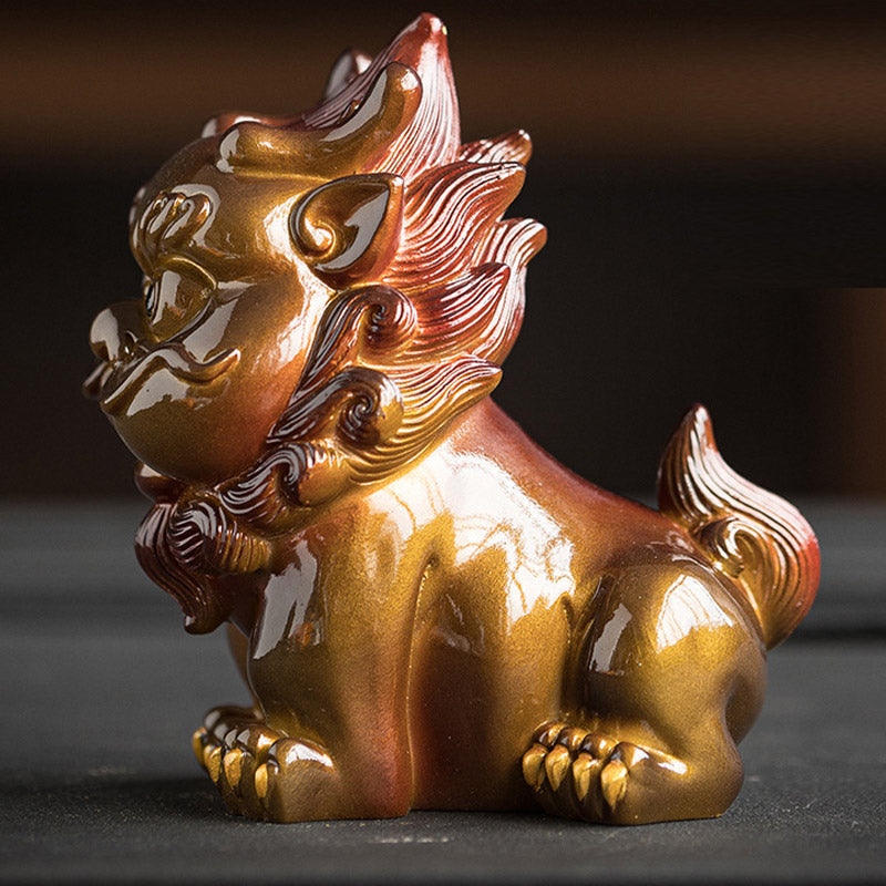 Nimara Ritual Color Changing Small PiXiu Resin Tea Pet Wealth Home Figurine Decoration