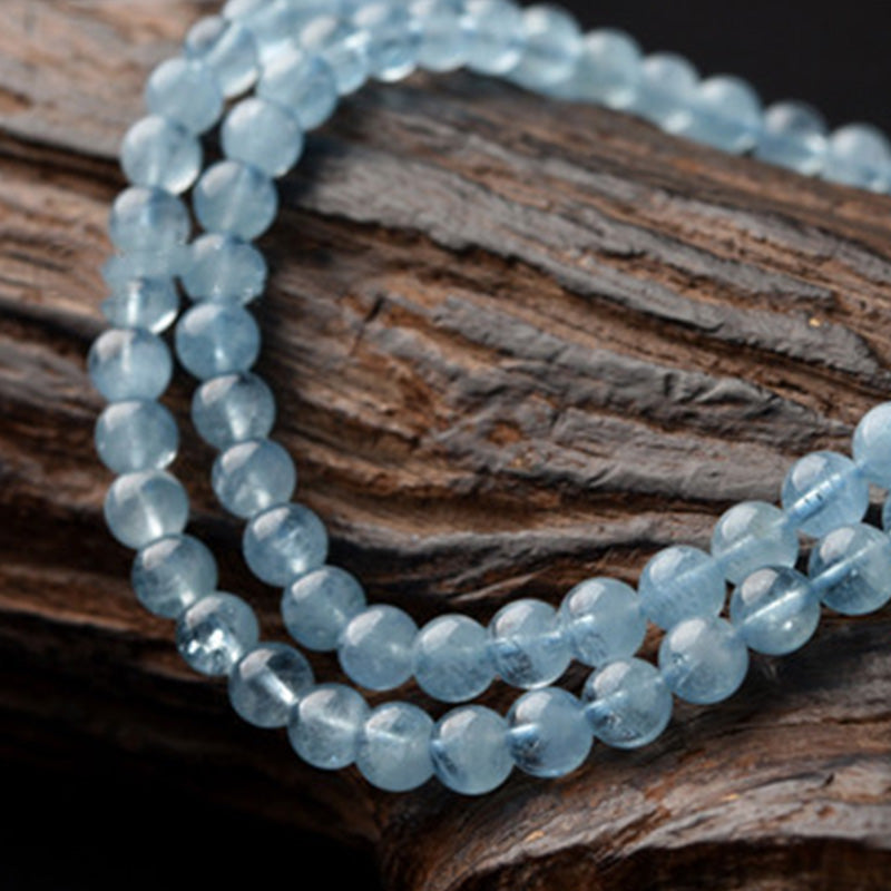Nimara Ritual Natural Aquamarine Peace Healing Bracelet