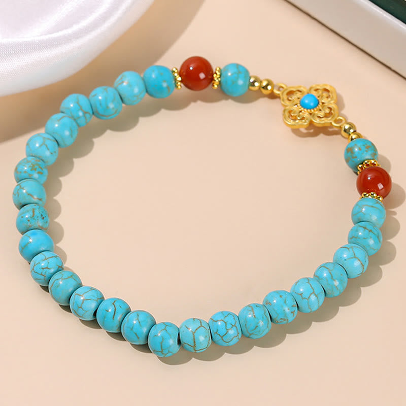 Nimara Ritual Turquoise Bead Protection Balance Bracelet
