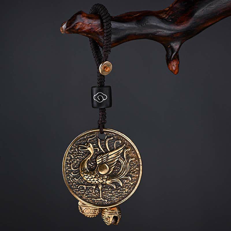Nimara Ritual Four Symbols Azure Dragon White Tiger Vermilion Bird Black Tortoise Key Chain