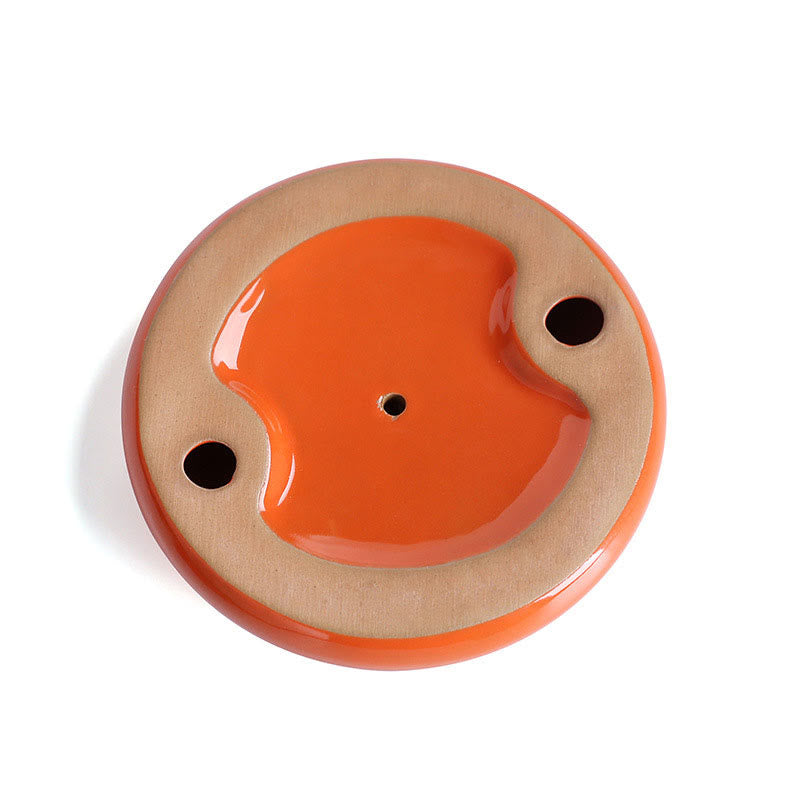 Nimara Ritual Persimmon Ceramic Meditation Healing Incense Burner Incense Holders