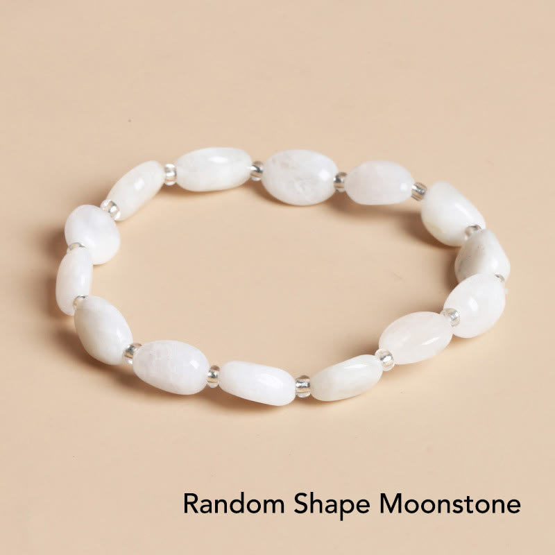 Nimara Ritual Natural Irregular Shape Stone Crystal Meditation Balance Bracelet
