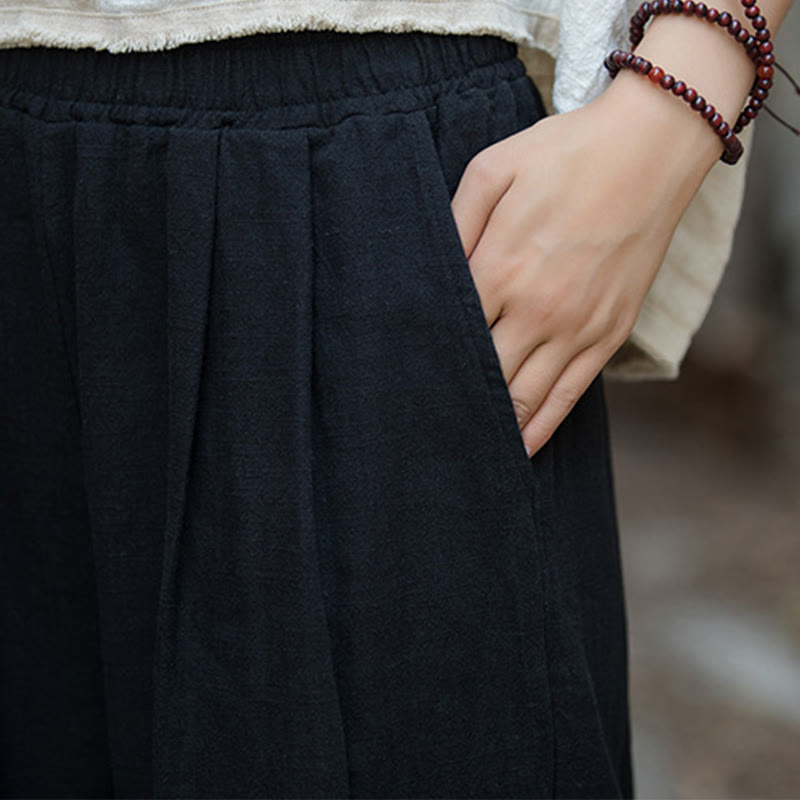 Nimara Ritual Retro Wide Leg Pants Casual Women's Yoga Pants With Pockets