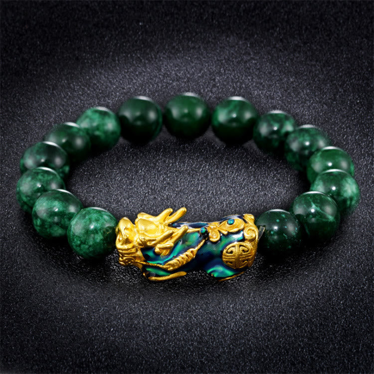 Nimara Ritual Pixiu Jade Abundance Protection Bracelet