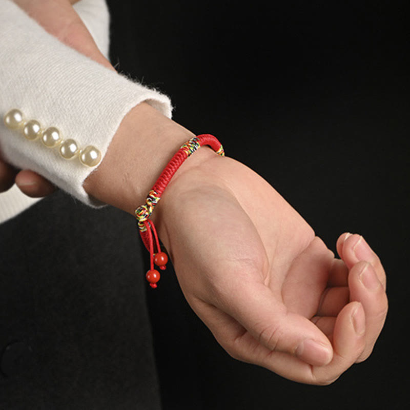 Nimara Ritual Five Colors King Kong Knot String Protection Luck Bracelet