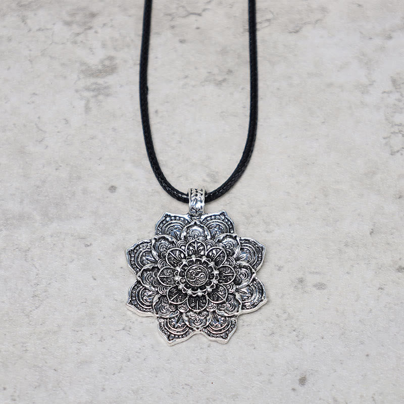 Nimara Ritual Tibetan Lotus Blessing Necklace Pendant