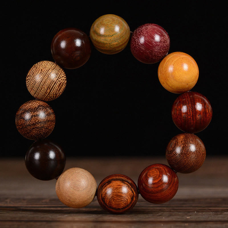 Nimara Ritual Multicolored Sandalwood Protection Healing Bracelet