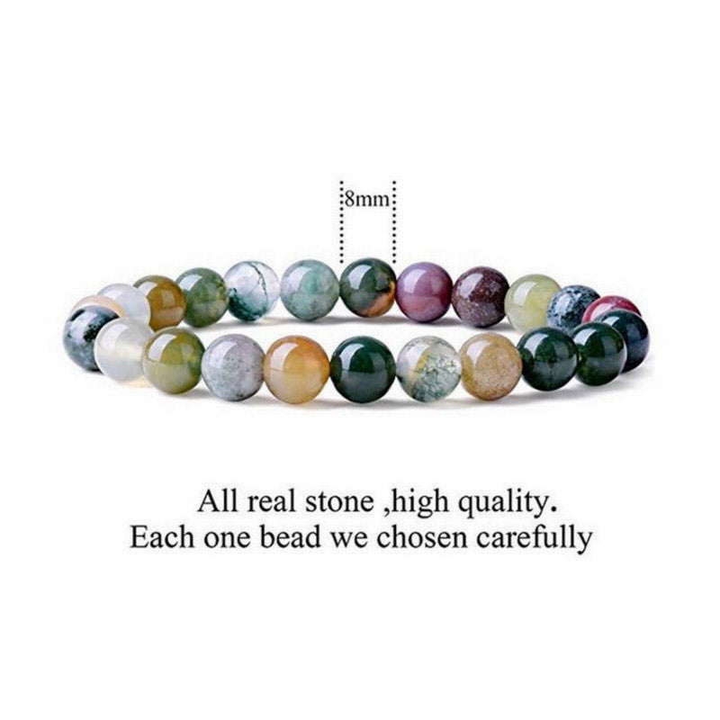 Nimara Ritual India Agate Beads Luck Yoga Bracelet