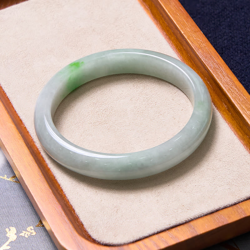 Nimara Ritual Bring Good Luck Green Jade Bracelet Bangle Bundle