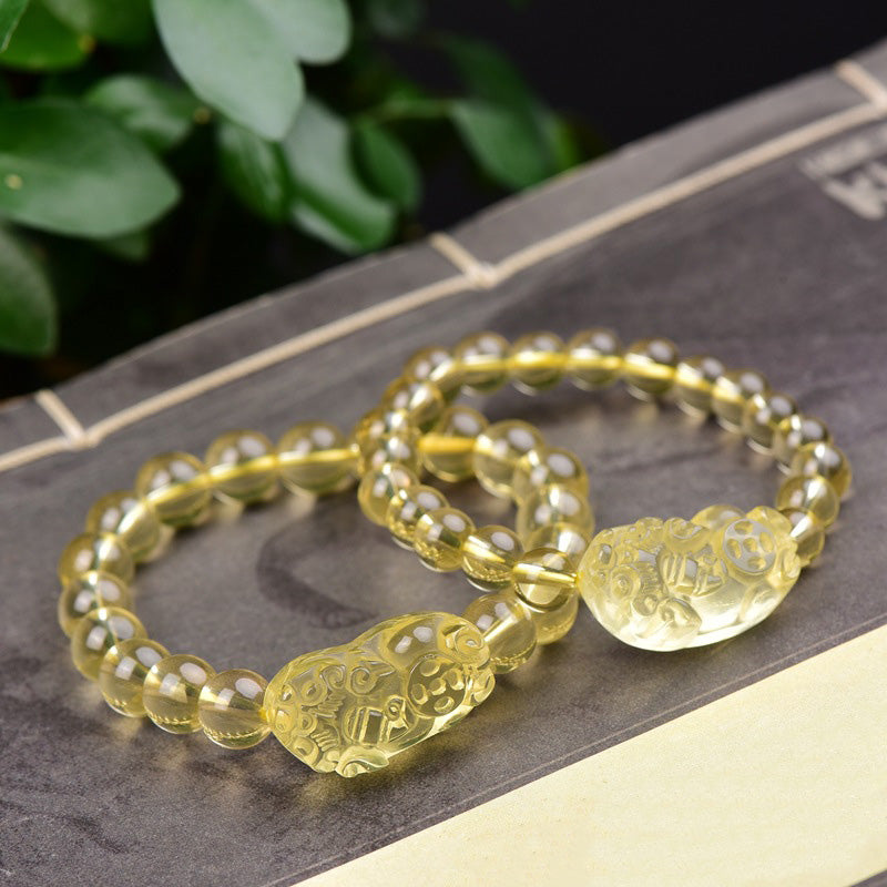 Nimara Ritual FengShui Citrine PiXiu Wealth Bracelet