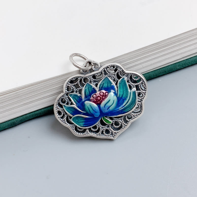 Nimara Ritual Lotus Auspicious Cloud New Beginning Necklace Pendant Ring