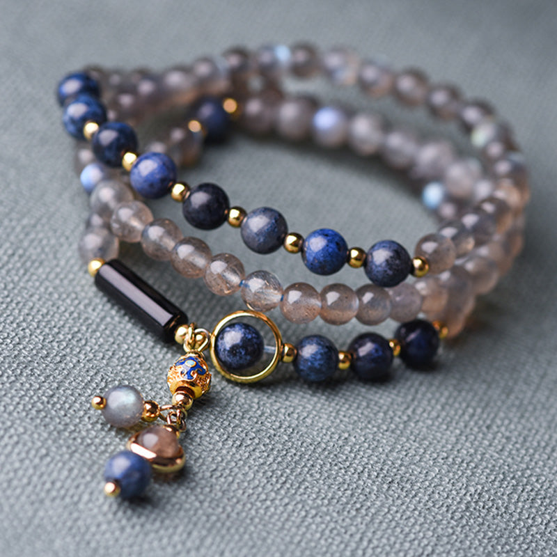 Nimara Ritual Moonstone Lazurite Calm Healing Positive Bracelet