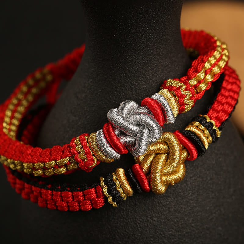Nimara Ritual Colorful Rope True Love Knot Luck Handmade Bracelet