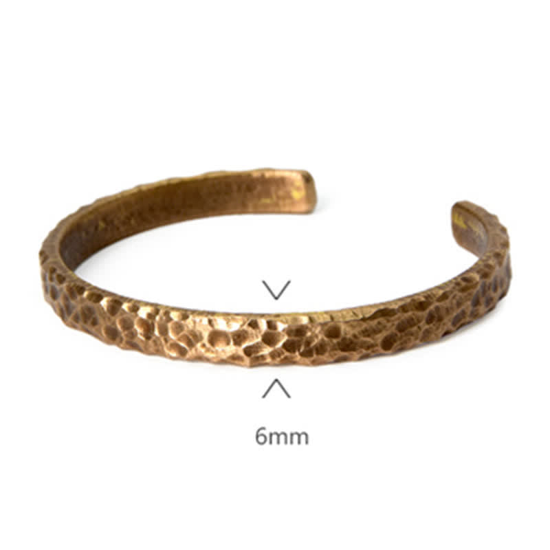 Nimara Ritual Simple Design Copper Wealth Cuff Bracelet