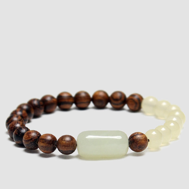 Nimara Ritual Jade Sandalwood Luck Abundance Bracelet