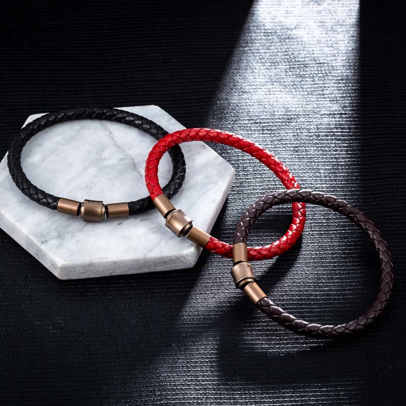 Nimara Ritual Vintage Leather Rope Luck Braid String Bracelet