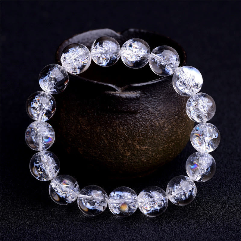 Nimara Ritual Natural White Crystal Protection Healing Bracelet