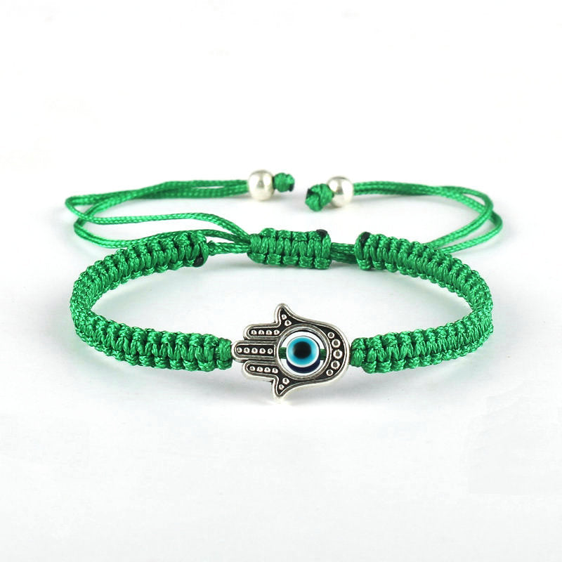 Nimara Ritual Handmade Hamsa Symbol Protection Luck String Bracelet