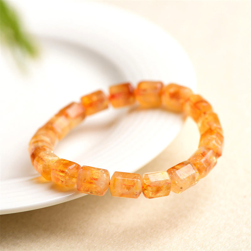 Nimara Ritual Natural Citrine Prosperity Protection Bracelet