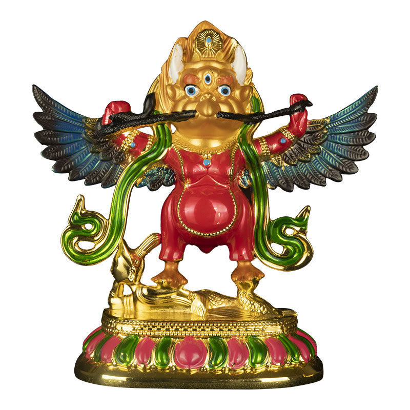 Nimara Ritual Tibet Garuda Bird Alloy Keep Evil Spirits Away Home Decoration