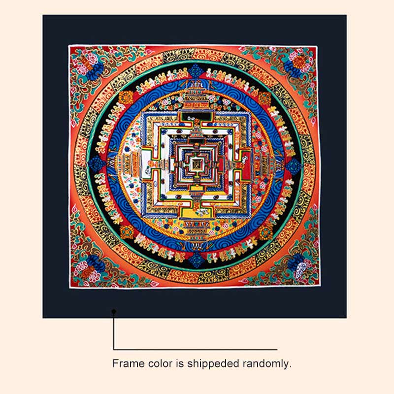 Nimara Ritual Tibetan Handmade Thangka Mandala Painting Blind Box Random Color Pattern