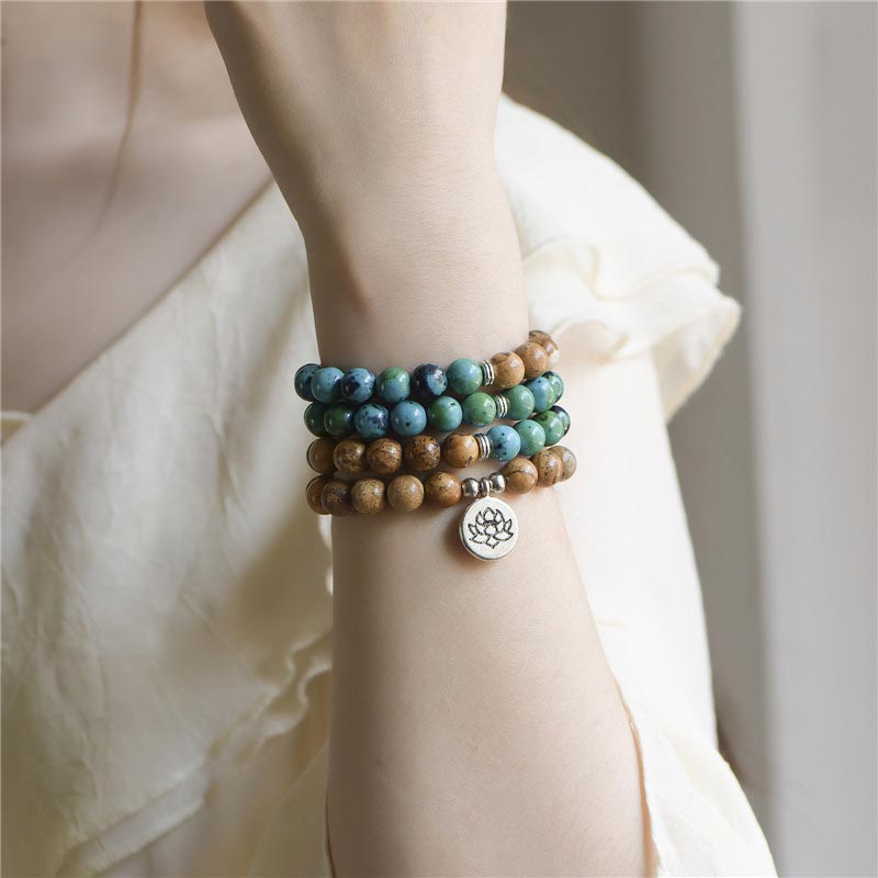 Nimara Ritual 108 Meditation Healing Multilayer Mala