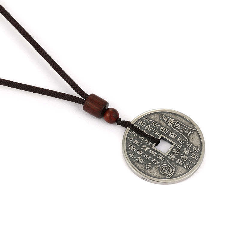 Nimara Ritual Bagua Yin Yang Copper Coin Star Balance Energy Necklace Pendant