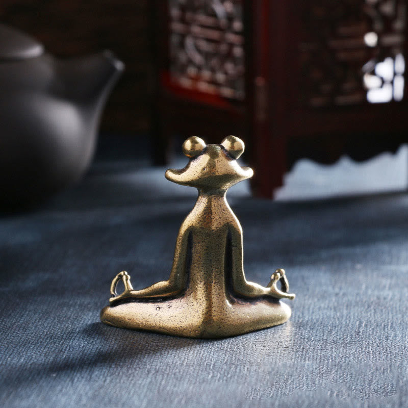Nimara Ritual Mini Small Frog Turtle Koi Fish Snail Crab Copper Wealth Home Decoration