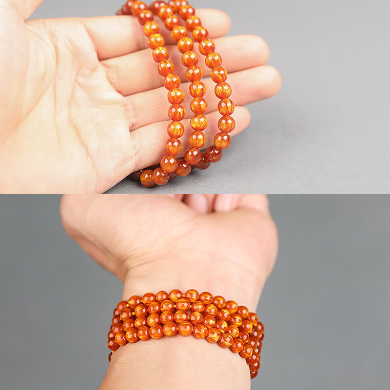 Nimara Ritual Golden Sea Willow Success Positive Bracelet Mala