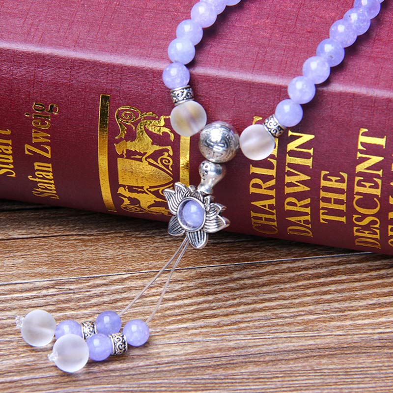 Nimara Ritual Purple Jasper Bead Strength Bracelet Mala