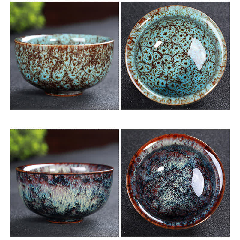 Nimara Ritual Colorful Ceramic Teacup Home Office Tea Cups