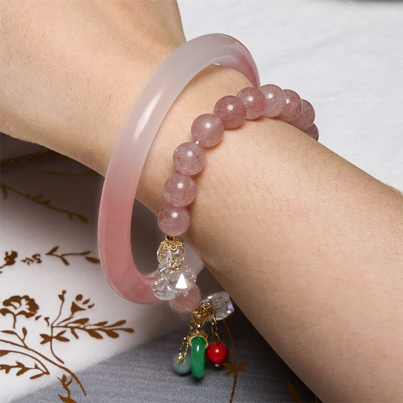 Nimara Ritual Attracting Love and Protection Pink Bracelet Bangle Bundle