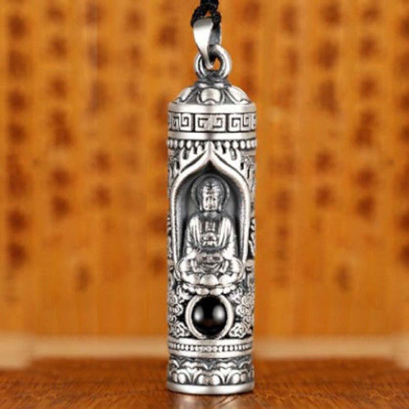 Nimara Ritual Chinese Zodiac Natal Buddha Projection Prosperity Necklace Pendant