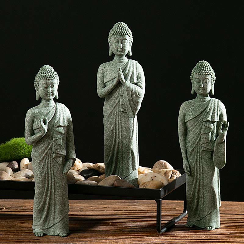 Nimara Ritual Tibetan Meditation Contemplation Buddha Serenity Compassion Statue Figurine Decoration
