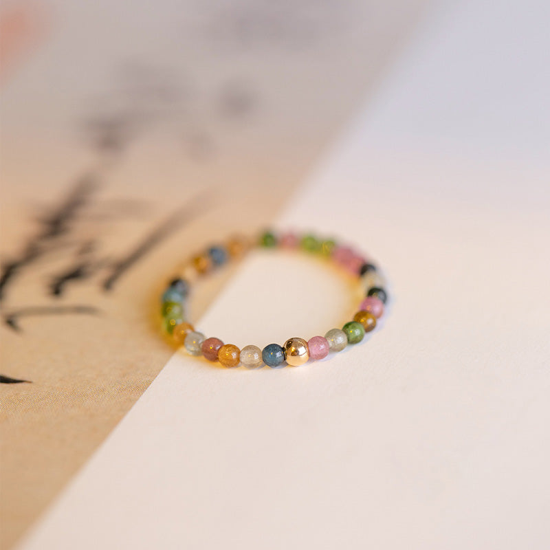 Nimara Ritual Natural Tourmaline Positive Love Ring