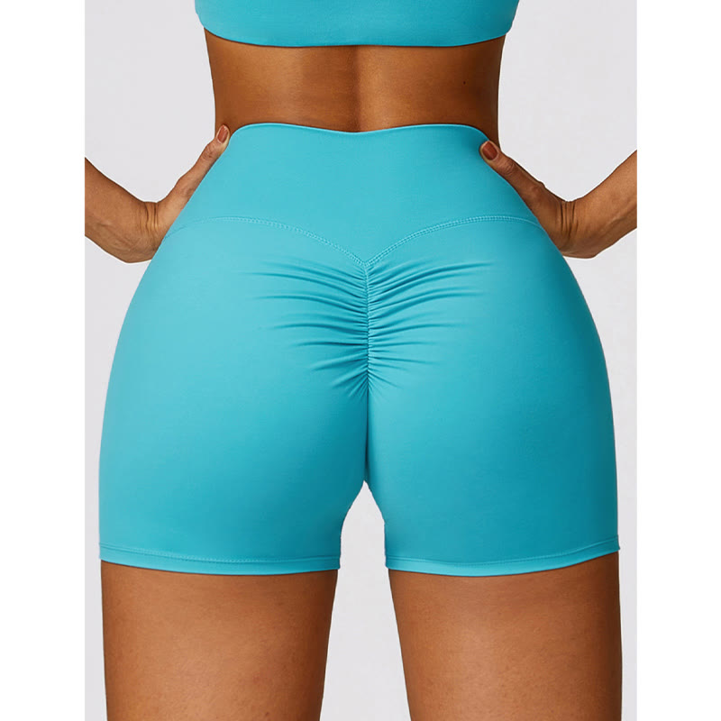 Nimara Ritual Gym Sports Yoga Backless Bra Crop Tank Top Breathable Shorts