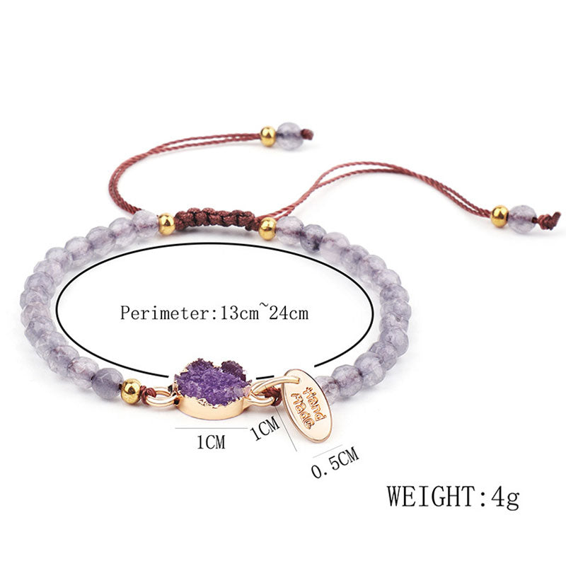 Nimara Ritual Natural Crystal Charm Lucky Healing Bracelet