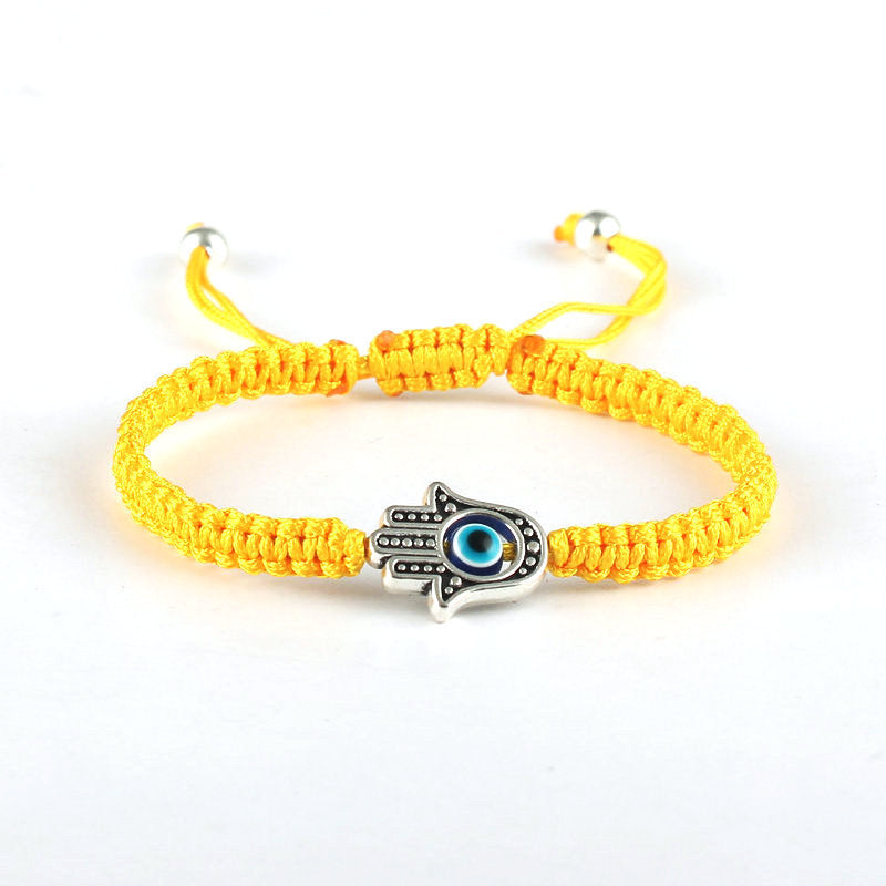 Nimara Ritual Handmade Hamsa Symbol Protection Luck String Bracelet